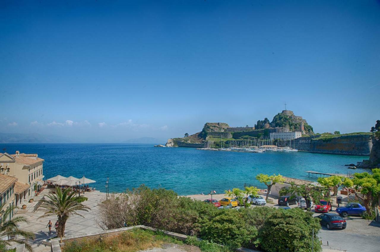 Serene Sea View Apartment In Corfu Old Town Eksteriør bilde